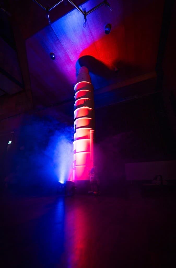 Lichtinszenierung beim Frühlingsball