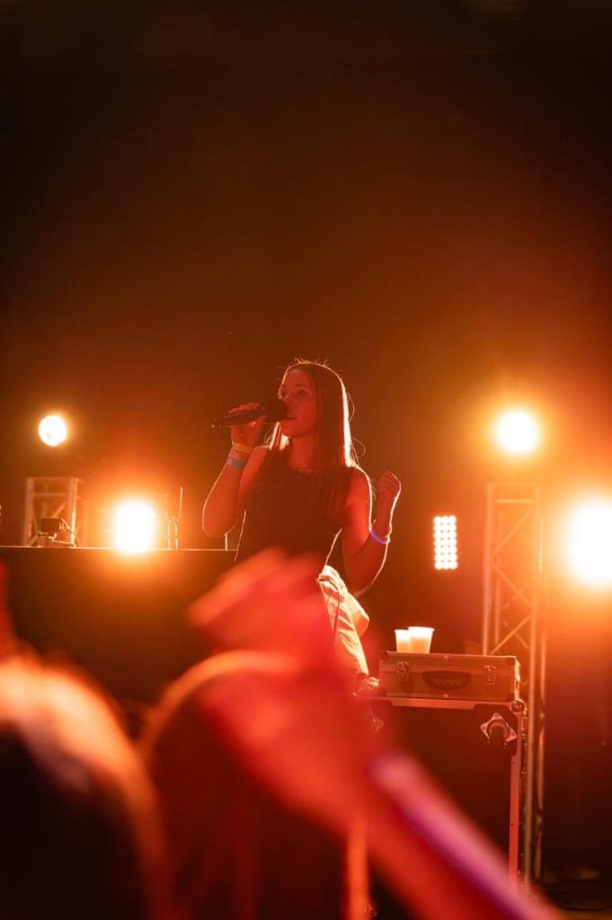 Live-Performance auf der Bühne