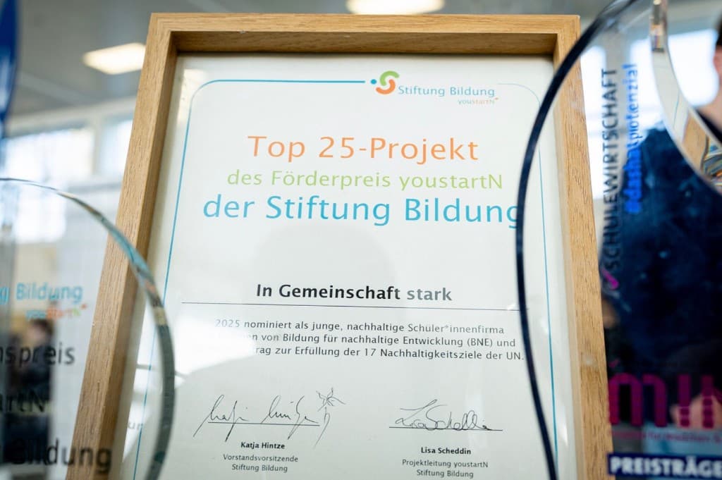 Auszeichnung der Stiftung Bildung